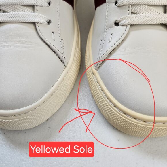 BALLY Sneakers White HELVIO-107 Mens Sz US 8D With Box Extra Laces Trainspotting - Picture 8 of 8